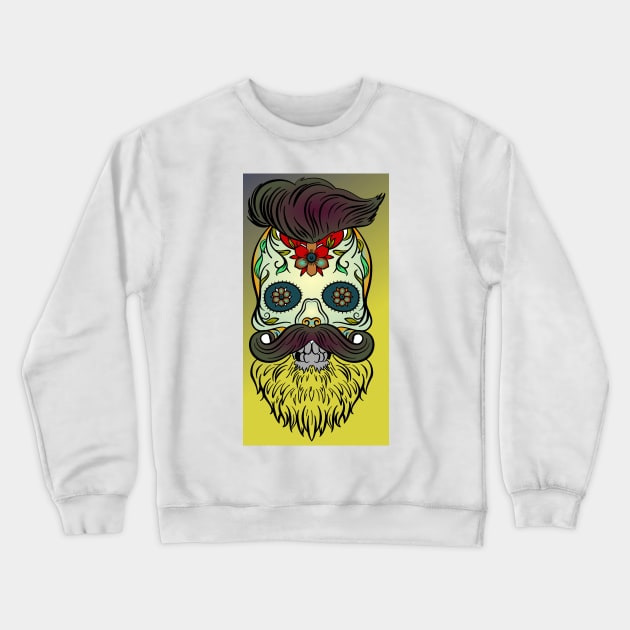 Sugar Skull 29 (Style:25) Crewneck Sweatshirt by luminousstore